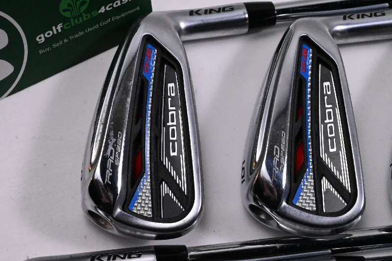 Cobra Radspeed One Length Irons / 5-PW+GW / Regular Flex KBS Tour 80 Shafts