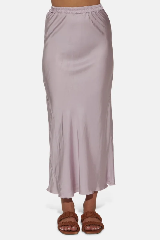 Anya Satin Skirt Mauve