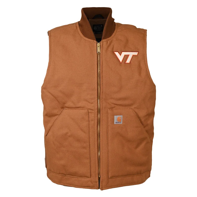 Virginia Tech Duck Vest: Carhartt Brown by Carhartt