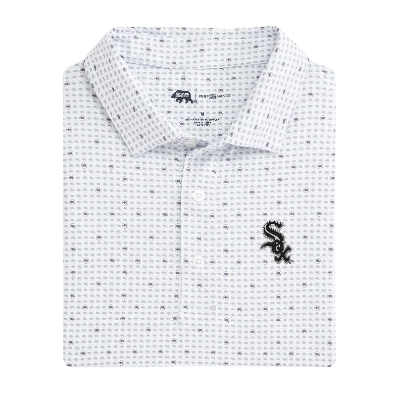 Cozy Footwear Chicago White Sox Tour Logo Printed Performance Polo