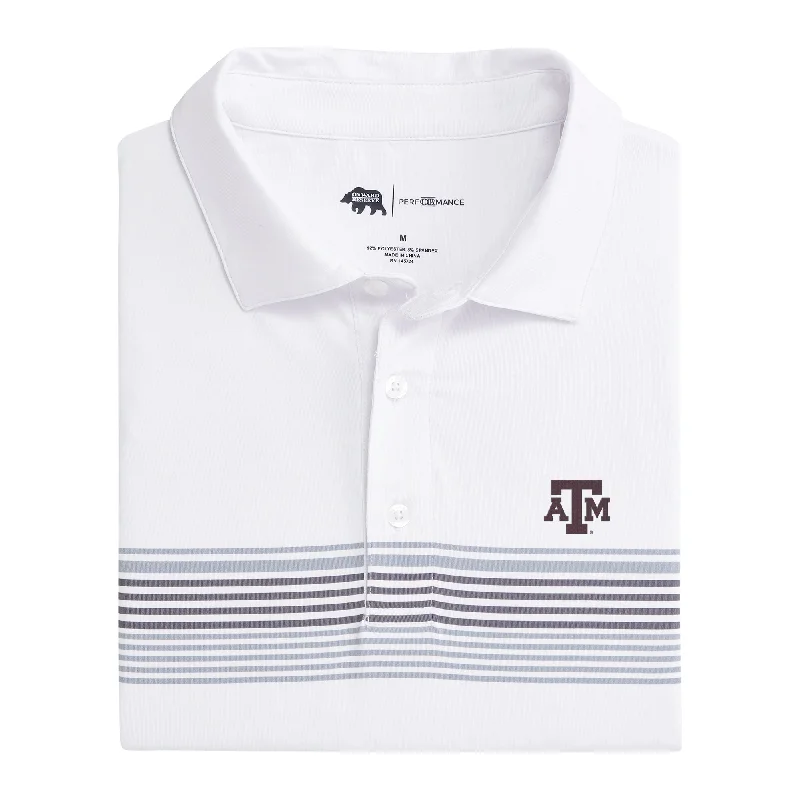 Cozy Fashion Trends Texas A&M Prestwick Printed Performance Polo