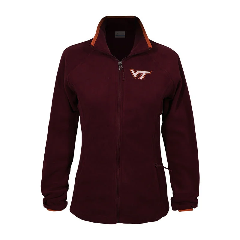 Virginia Tech Women's Give and Go III Jacket by Columbia: Maroon EXTENDED Size