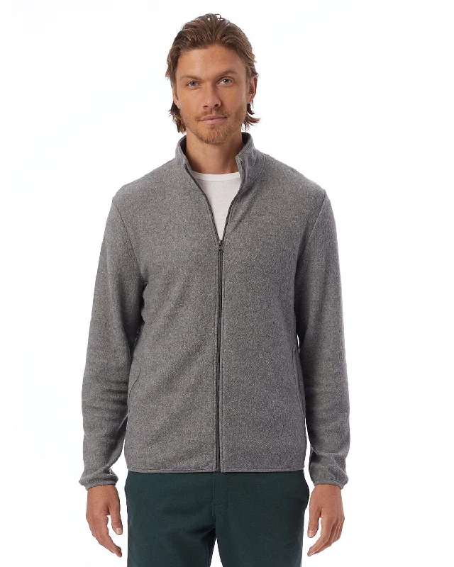 Alternative Adult Full Zip Fleece Jacket | Eco Grey