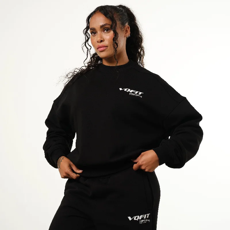 Vanquish Racer Black Oversized Sweatshirt