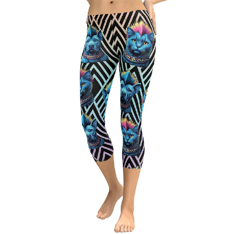 Mohawk Cats & Dogs Capris