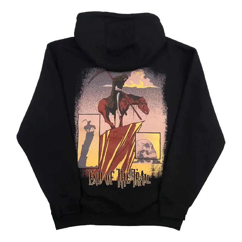 End of the Trail Pullover Hoodie Black