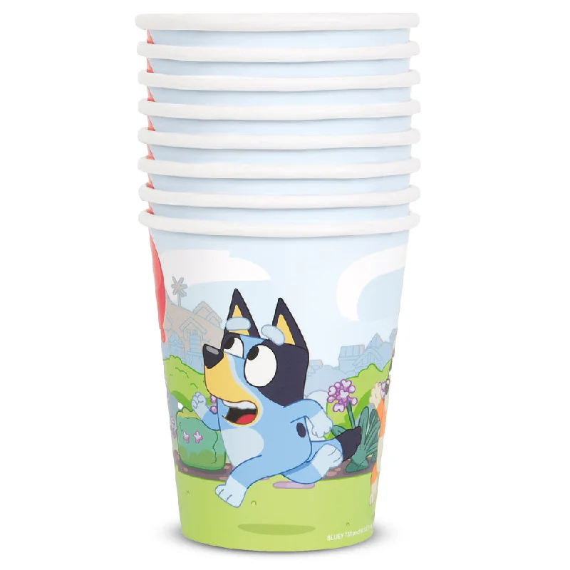 9 oz. BLUEY PAPER CUPS (8 PK)