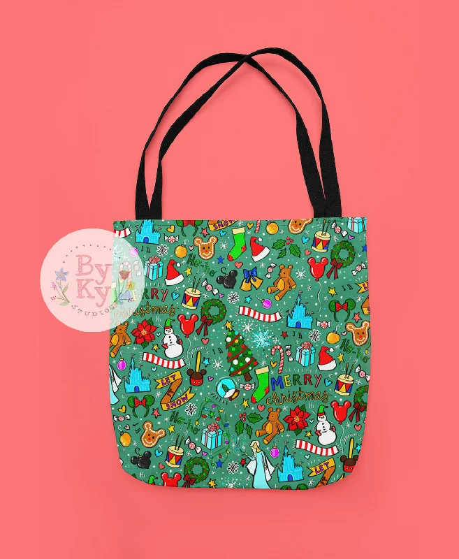 High Street Fashion Christmas Mickey Tote Bag