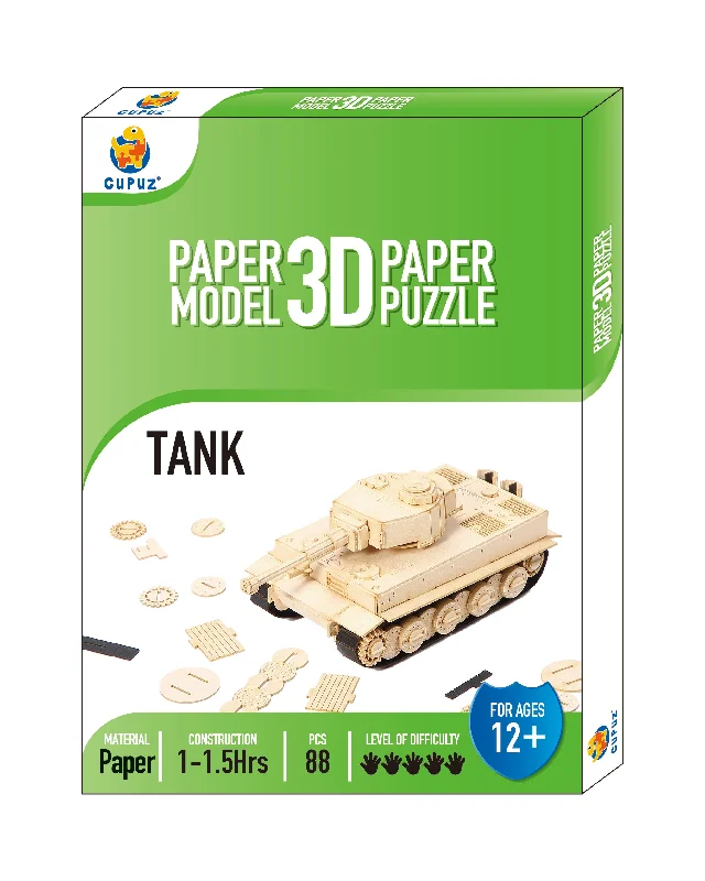 Tiger Tank Paper Puzzle