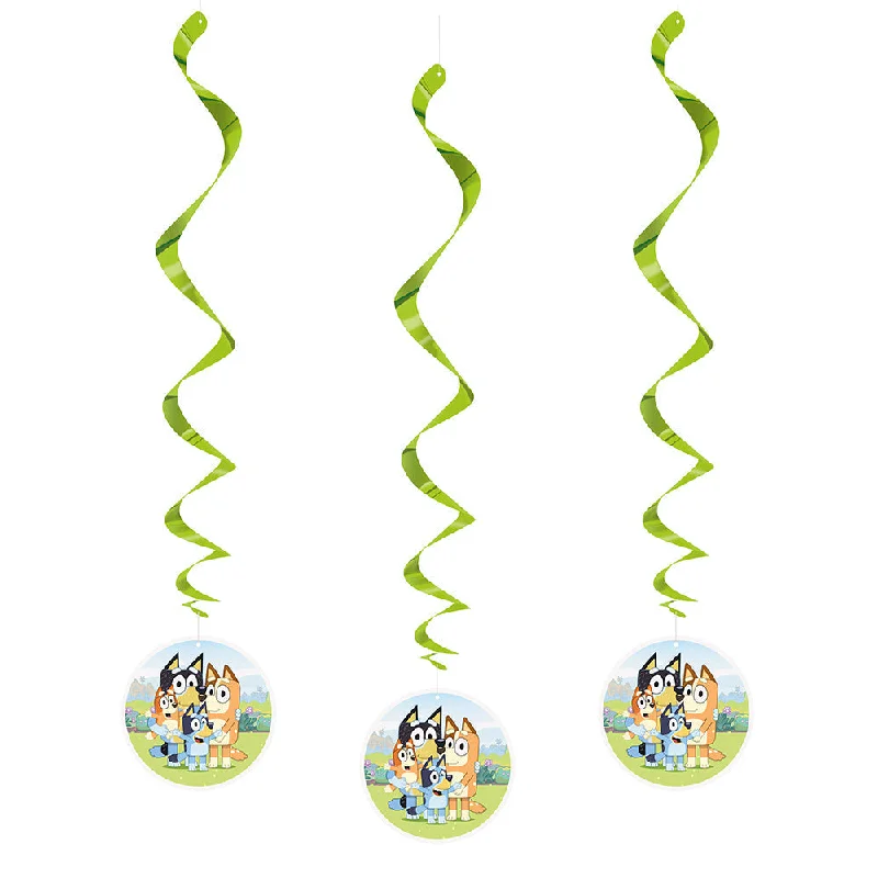 BLUEY HANGING SWIRL DECORATIONS