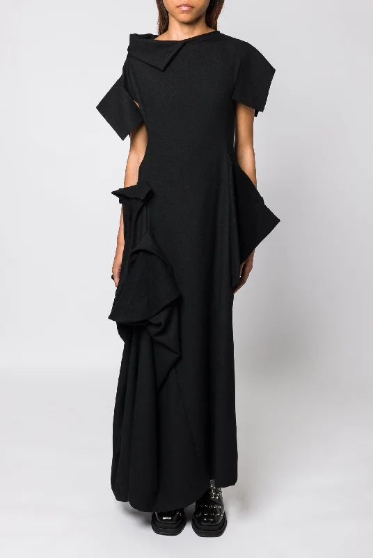 Yohji Yamamoto Asymmetry Sleeveless Dress