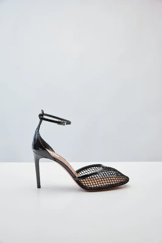 Alaïa Fishnet Pumps 90