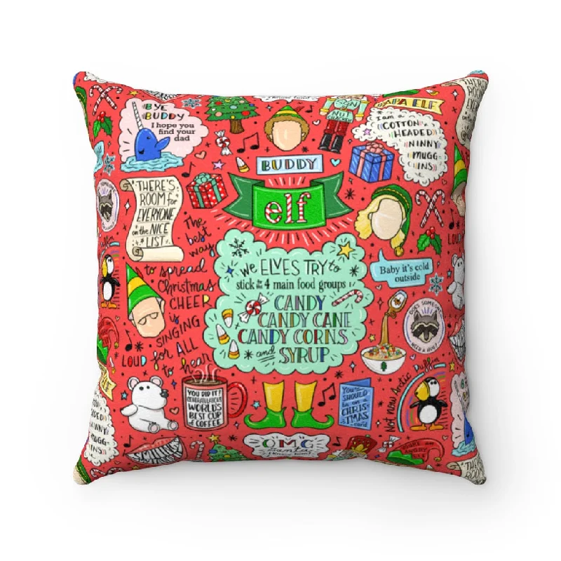 Youthful Vitality Elf Throw Pillow