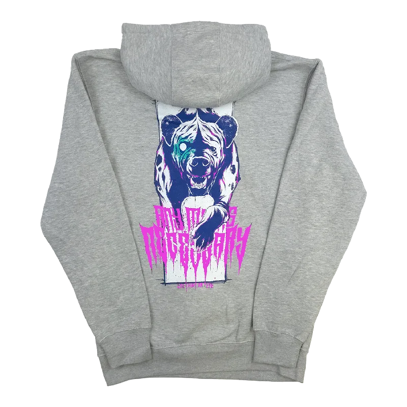 Eye for an Eye Pullover Hoodie Heather Grey