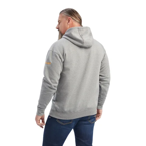 Rebar Workman Hoodie - Heather Grey