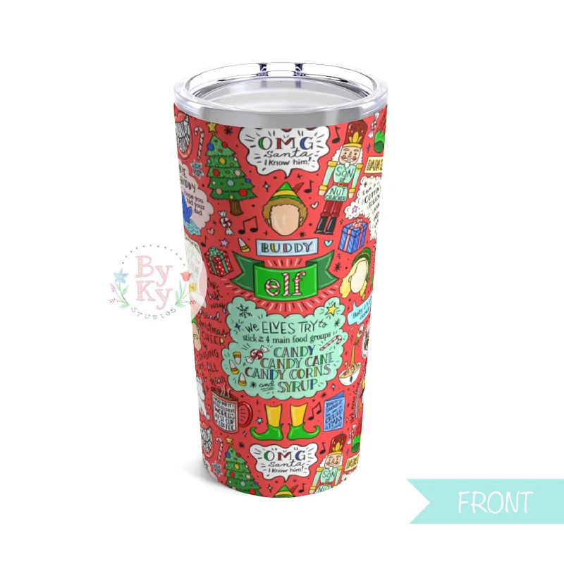 End Of The Year Elf Tumbler 20oz