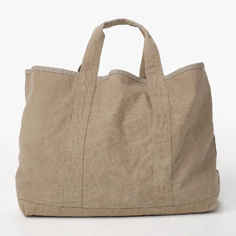 Soft Wearables Large Canvas Tote - Khaki