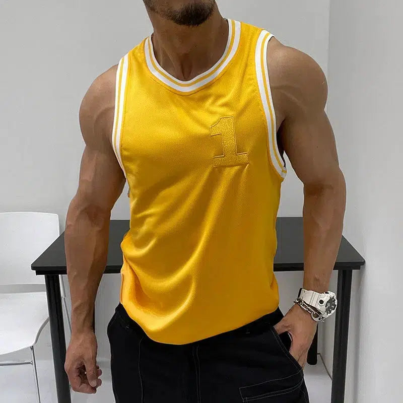 Noble And Elegant Embroidery Quick-Drying Performance Vest