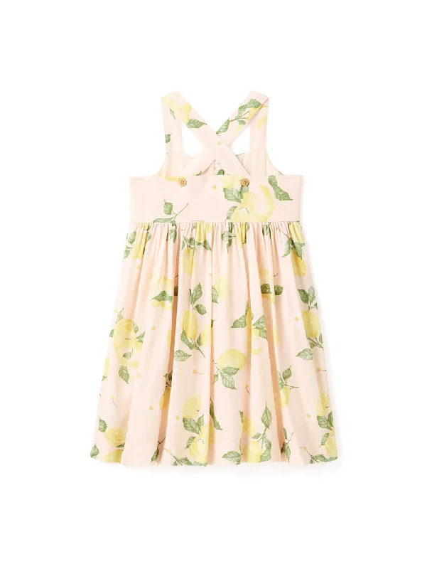 Lydia Button-Down Girls Dress