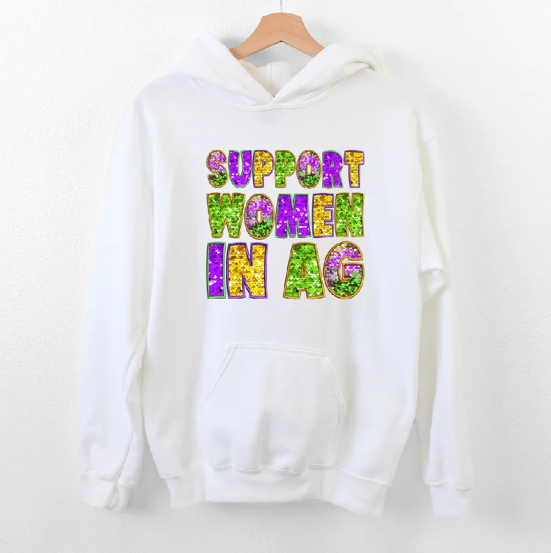 Mardi Gras Support Women In Ag Hoodie (S-3XL) Unisex - Multiple Colors!