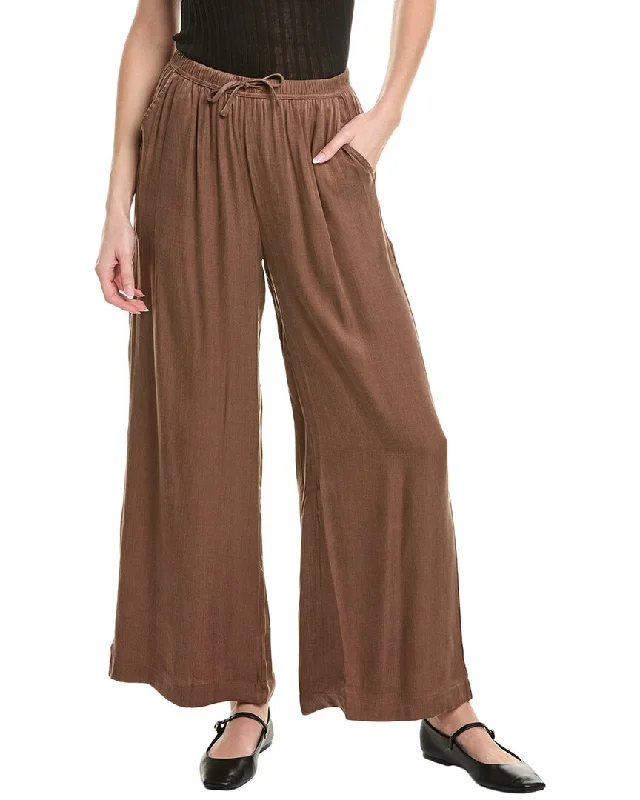Cozy Vibes Splendid Angie Satin Palazzo Pant