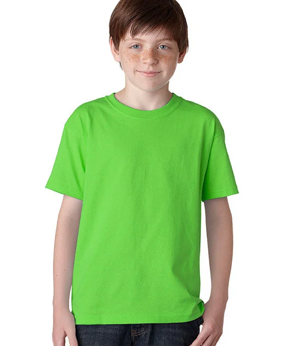 Cozy Fit 5000B - Gildan Heavy Cotton Youth T-Shirt | Neon Green