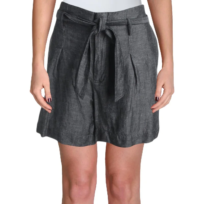 Joziana Womens Belted Pleated Shorts