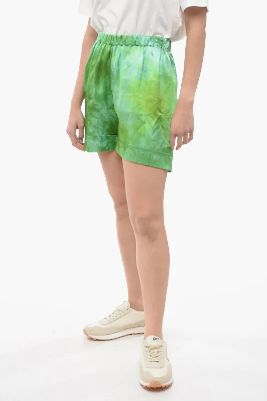 Sleep no More Acid Wash Silk VENERE Shorts